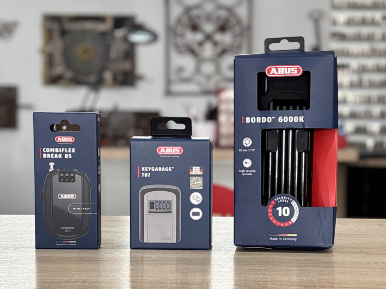 Antivols ABUS Combiflex Break 85, KeyGarage 707 et Bordo 6000K disponibles chez Distrib Service à Estrablin